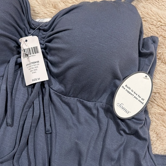 Size Medium: Soma Strapless Ultimate Support Maxi Bra Dress - Picture 7 of 8